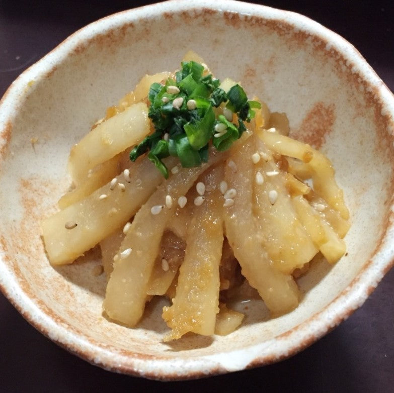 大根の甘辛なんば味噌炒め
