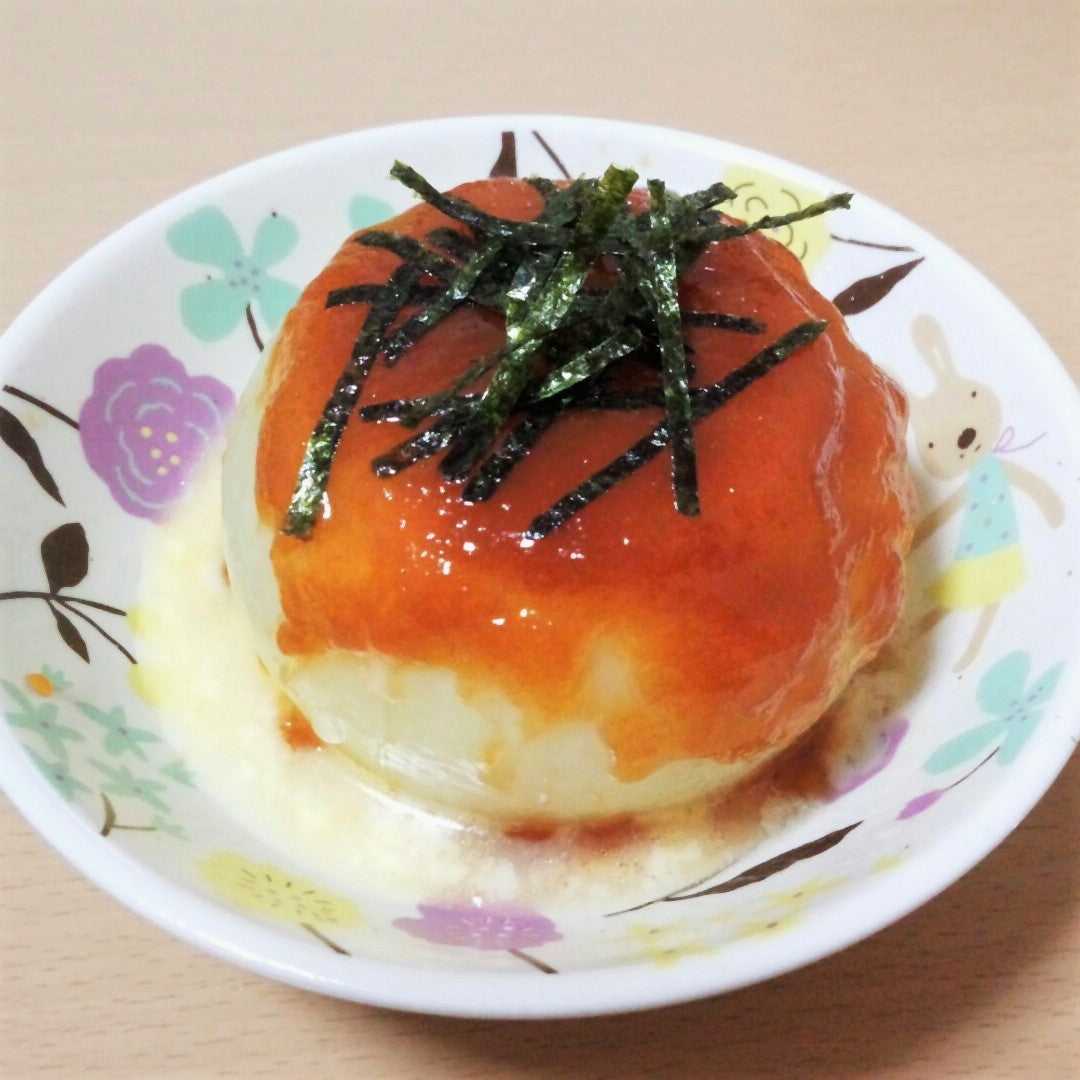 新たまねぎのまるごとレンジ蒸し